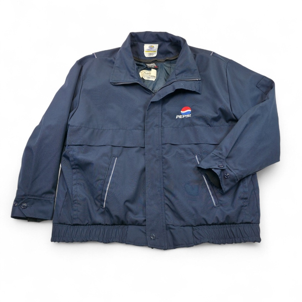 VTG Pepsi Riverside Flexbac Masterliner 3M Thinsulate Jacket USA Made XL Retro